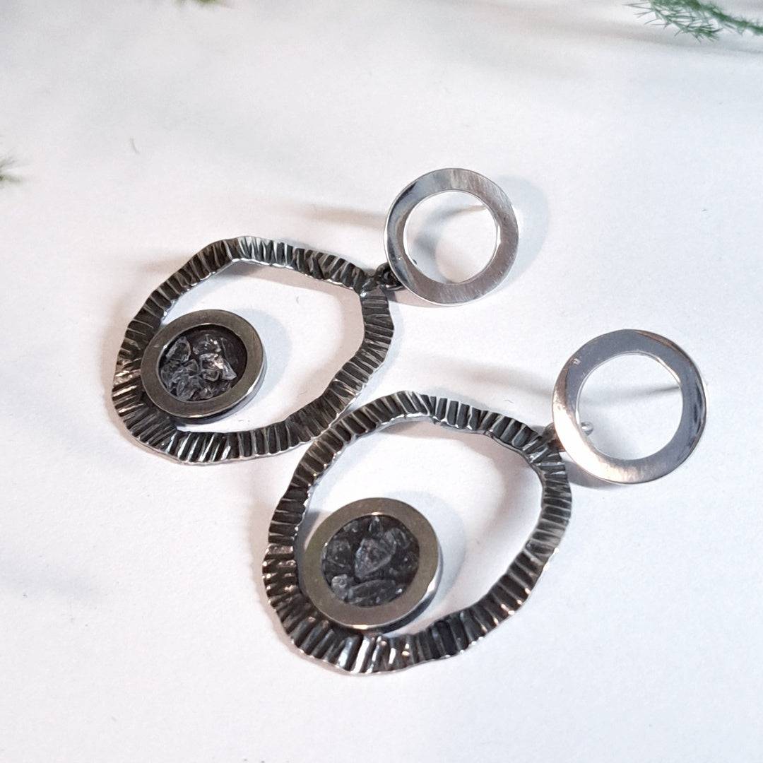 earrings with zirconia