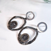 earrings with zirconia