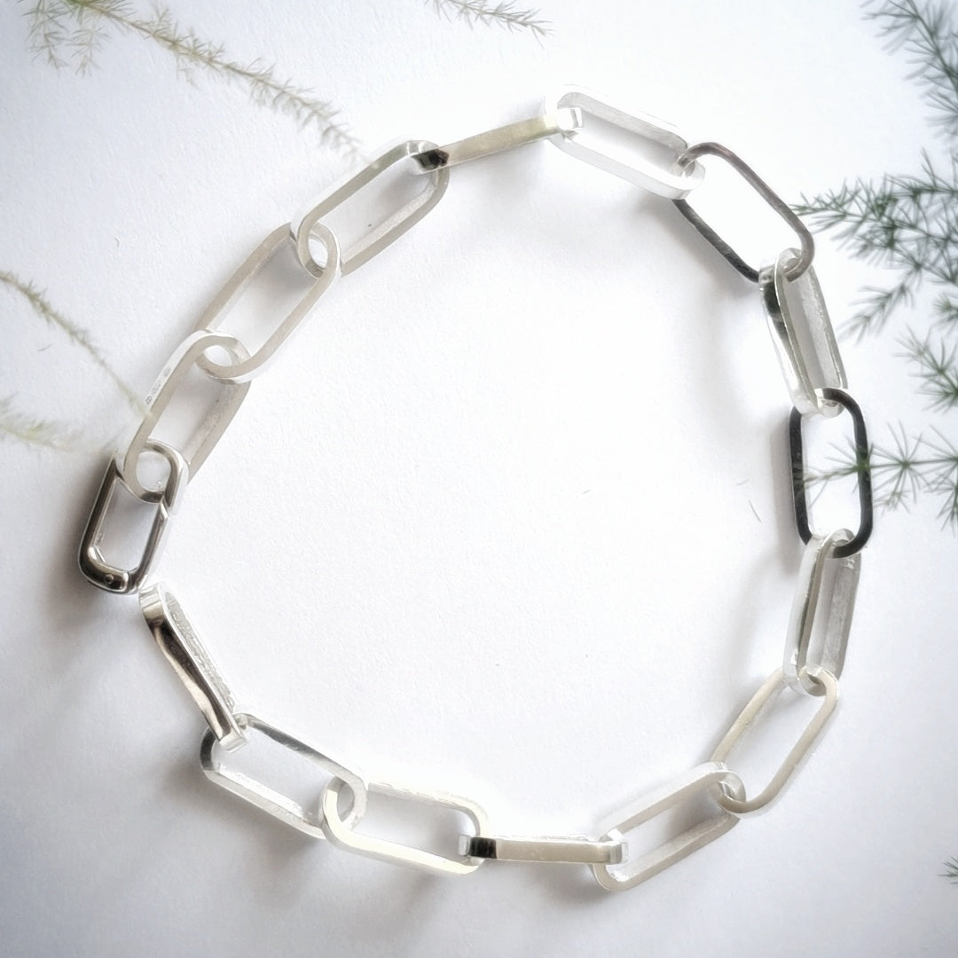 Chunky Silver Bracelet
