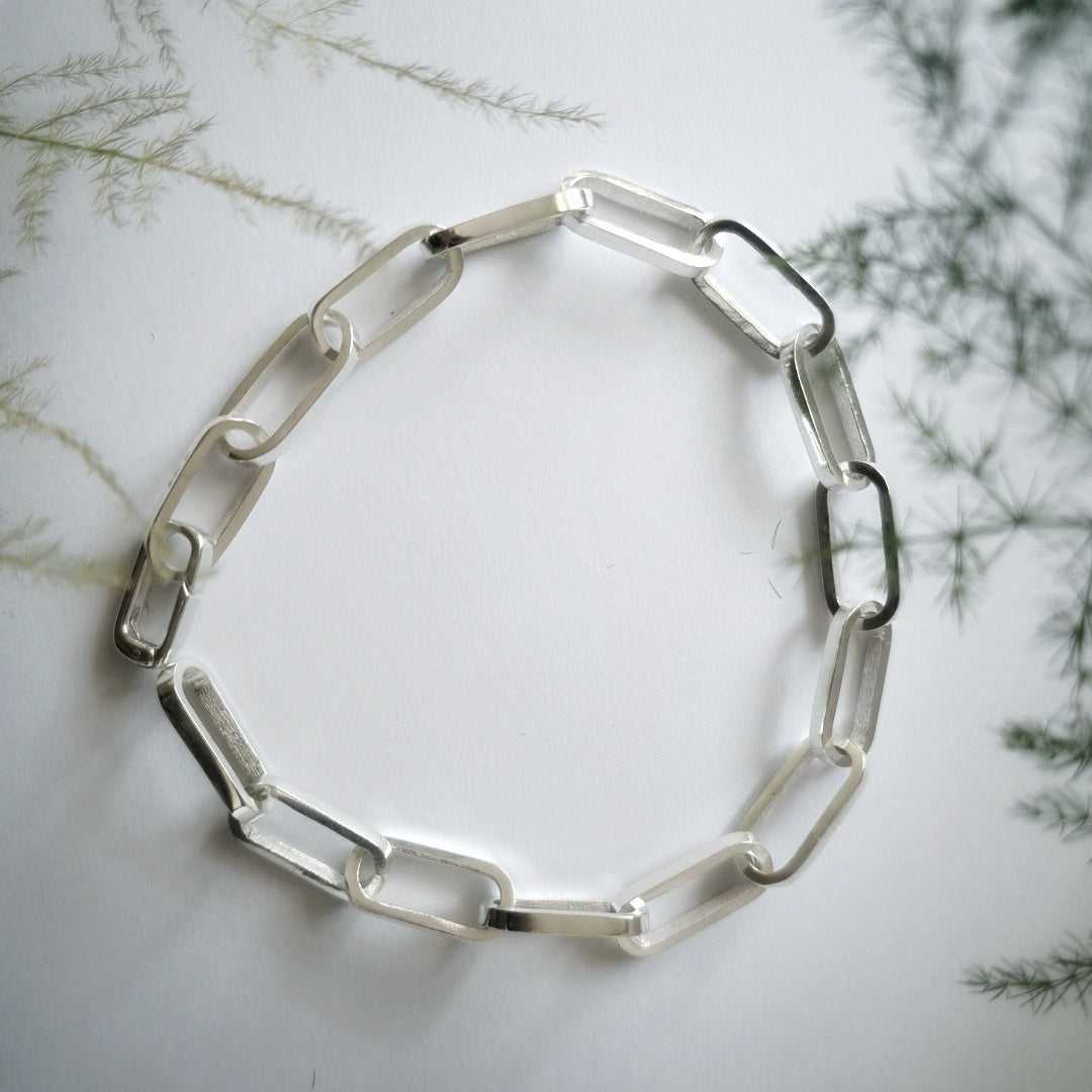 Chunky Silver Bracelet