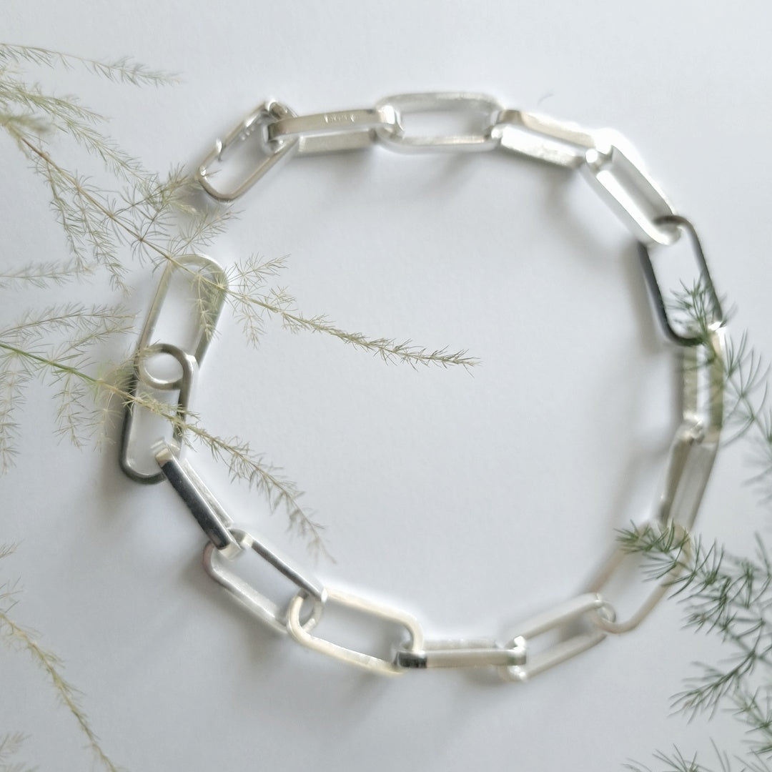 Chunky Silver Bracelet