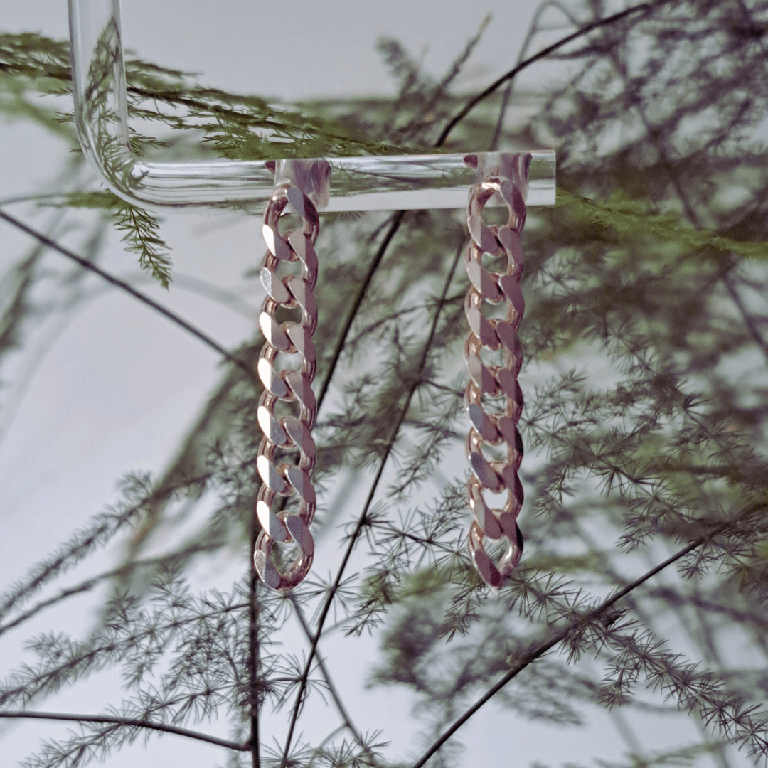 Chain earrings