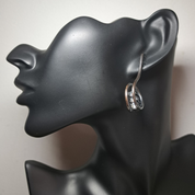 Silver earrings