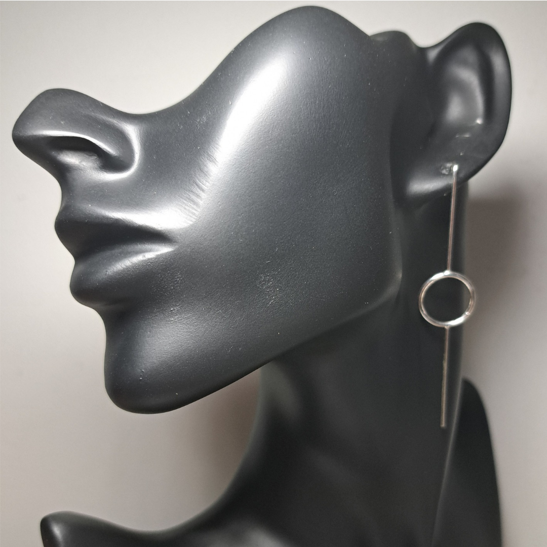 Silver earrings