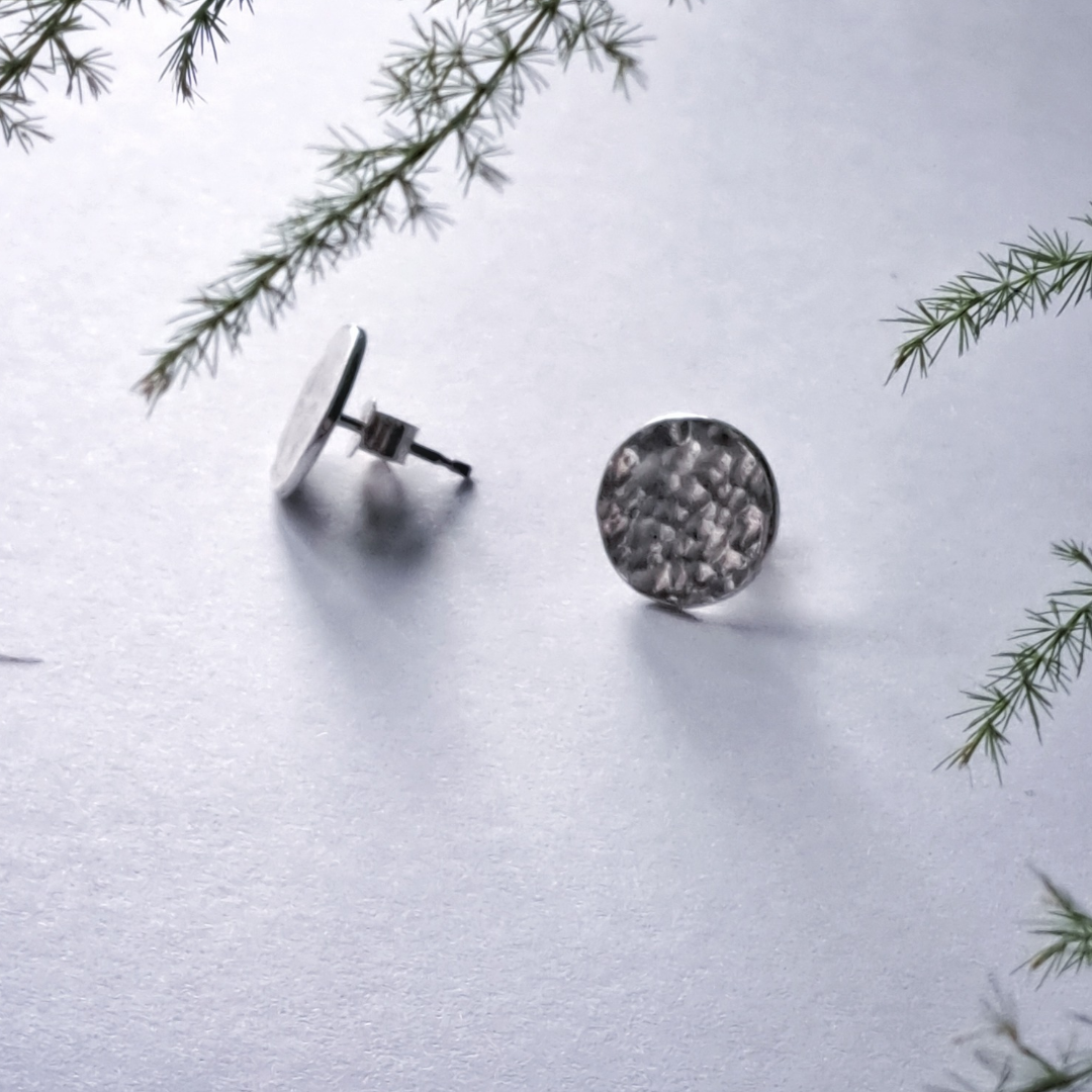 Silver earrings