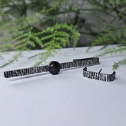 Silver Earrings with Labradorite