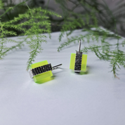 Neon Silver Earrings