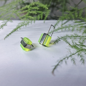 Neon Silver Earrings