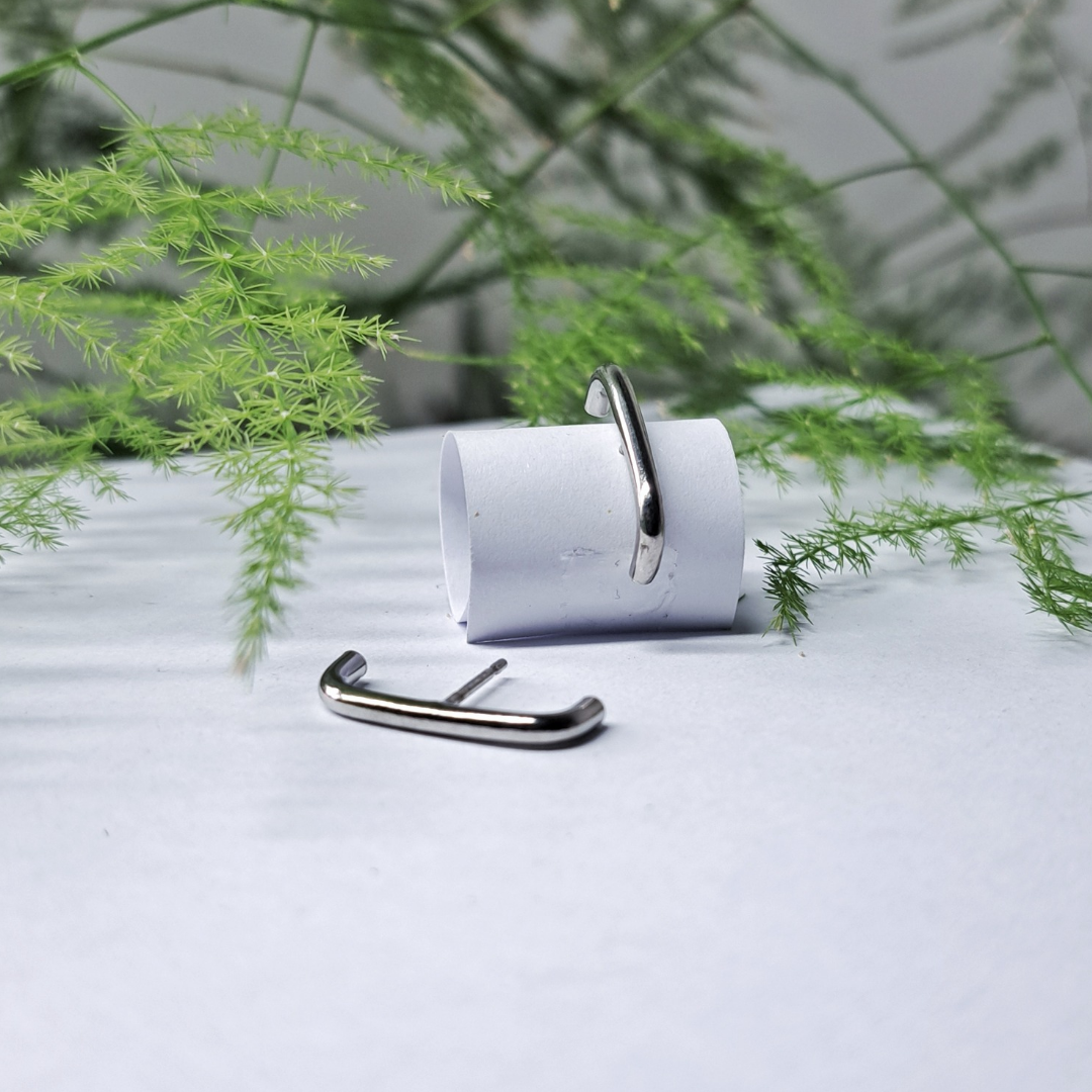 Minimalist Silver Earrings