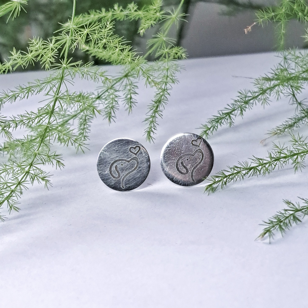 Personalised Silver Earrings