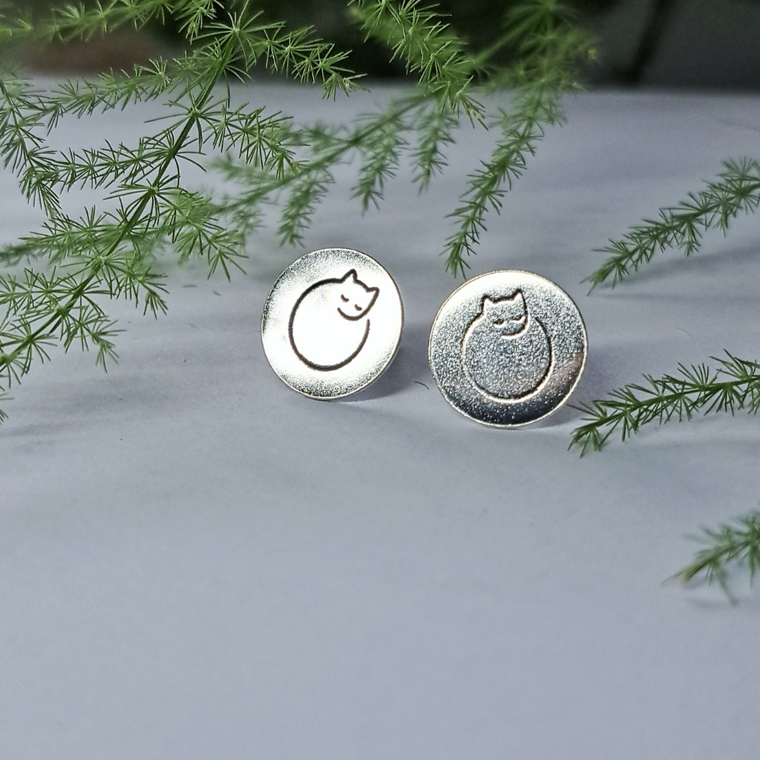 Personalised Silver Earrings