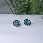 Silver Earrings with Turquoise