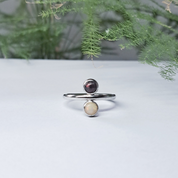 Silver Ring with Opal