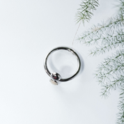 Silver Ring with Opal