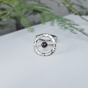 Silver Ring with Opal