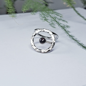 Silver Ring with Opal