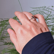 Silver Ring with Opal