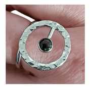 Silver Ring with Opal