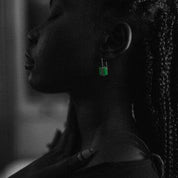 Neon Silver Earrings