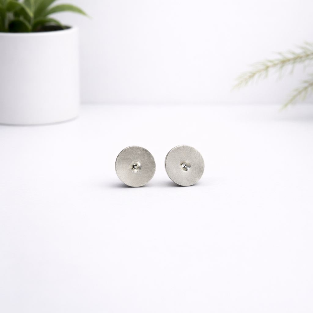 Silver earrings