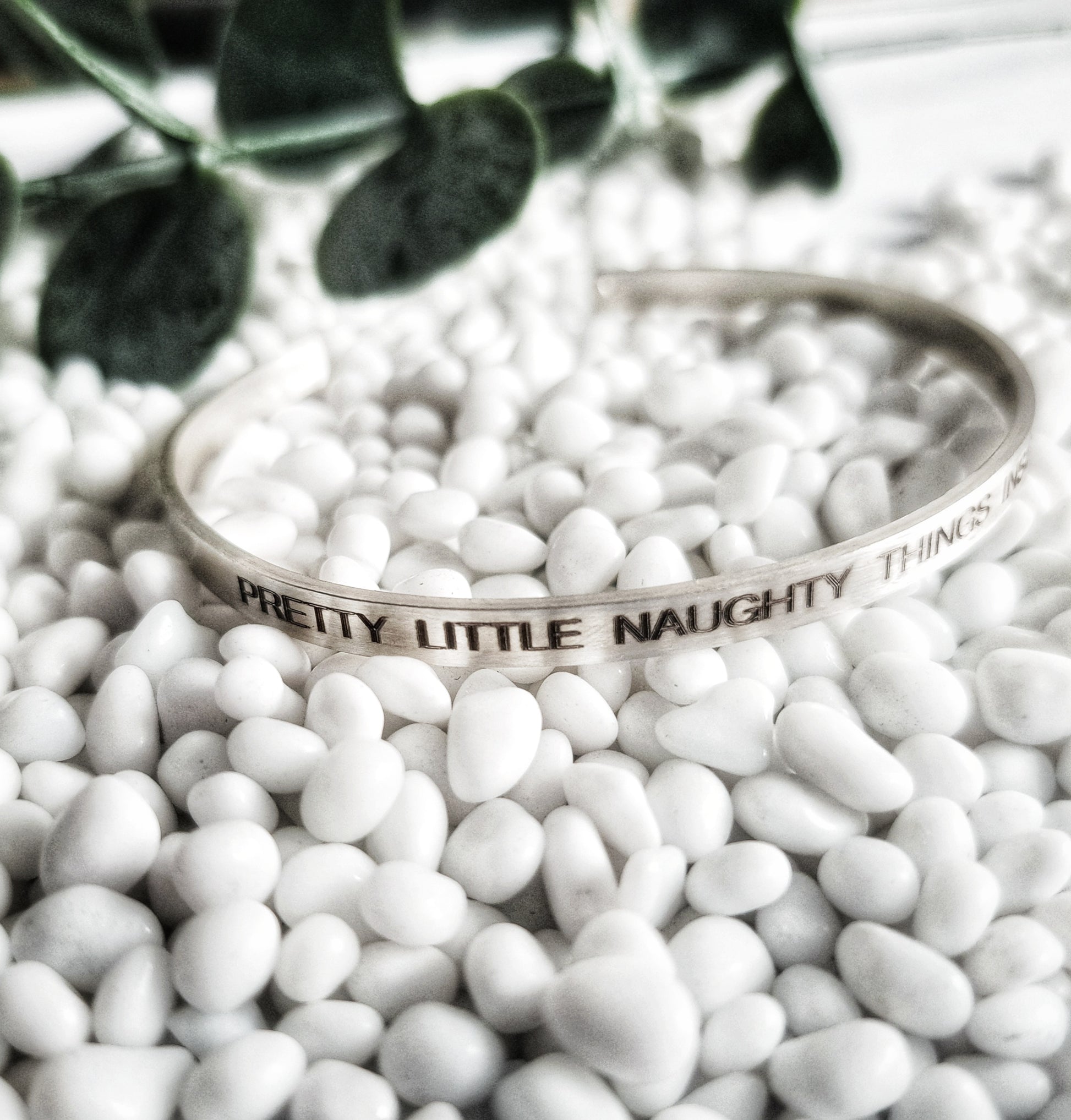 Silver bangle 