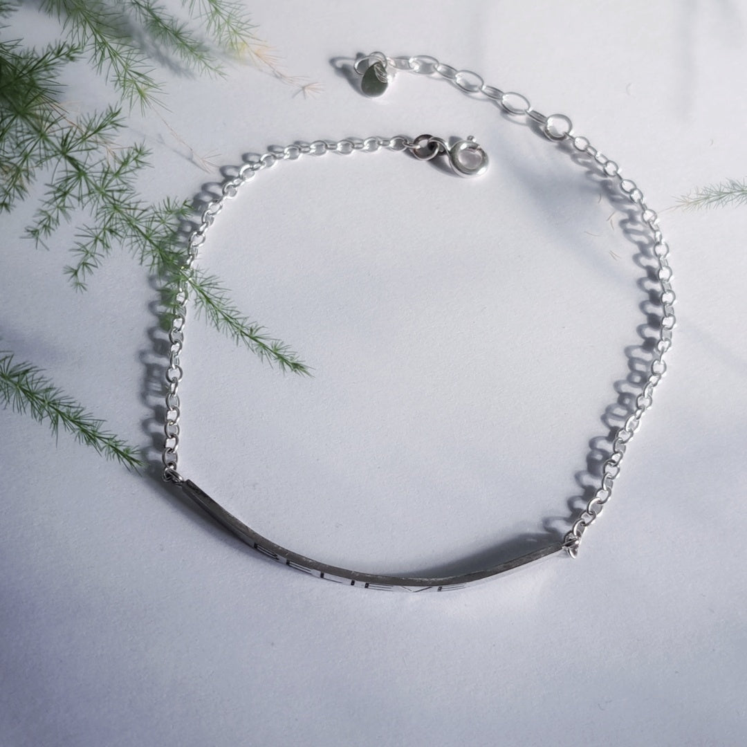 Silver bracelet 