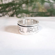 Silver 925 Spinning Ring - Sonyja