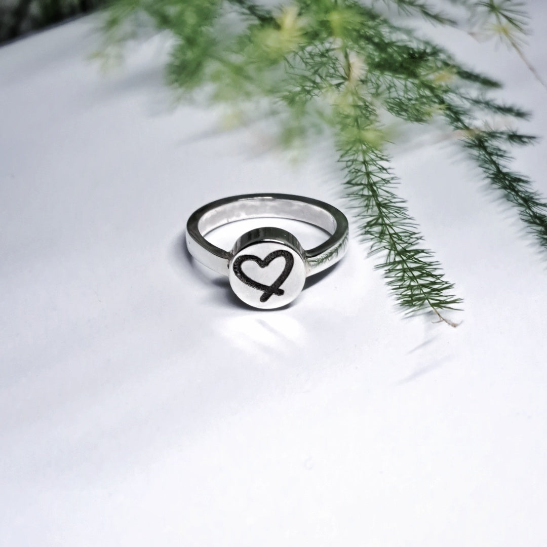 Personalised Silver Ring
