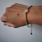Personalised silver bracelet 