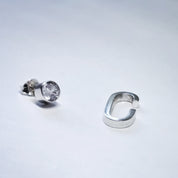 Silver Earrings Set