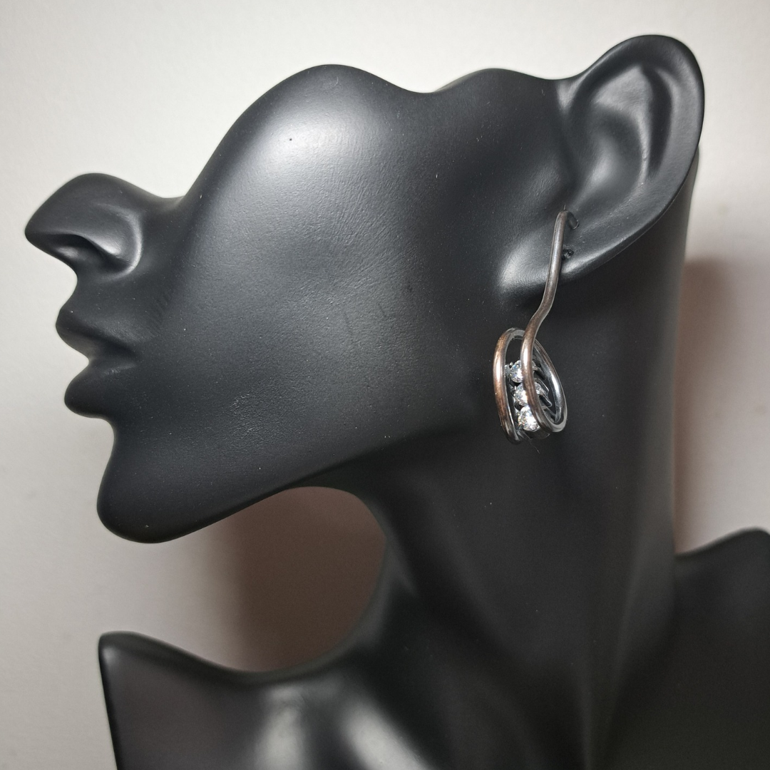 Silver earrings 