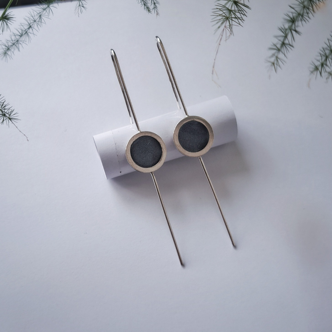 Silver earrings 