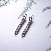 Silver earrings 