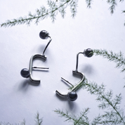 Silver earrings 