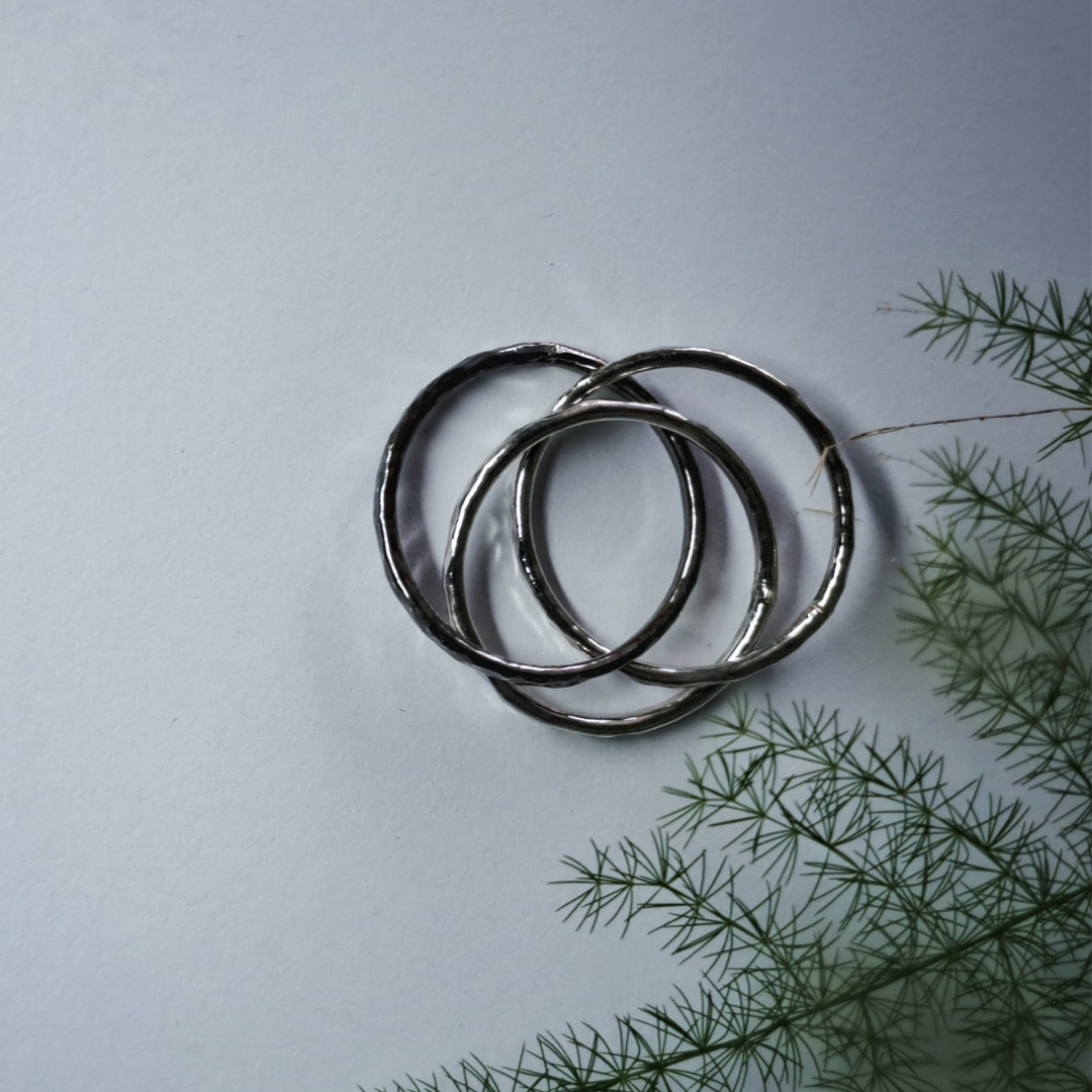 Silver Linked Ring