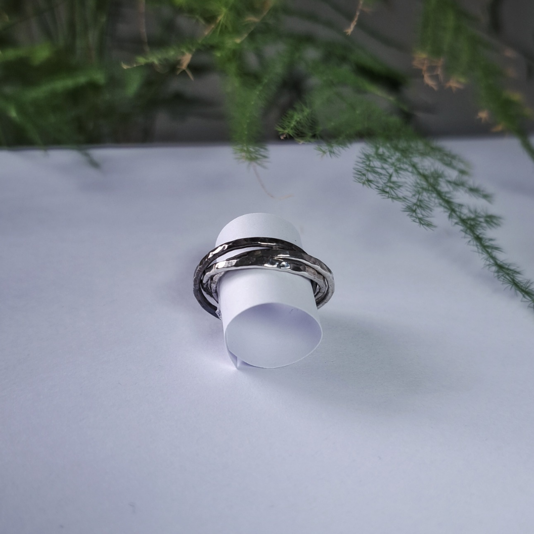 Silver Linked Ring