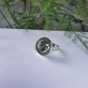 Silver Ring with Labradorite 