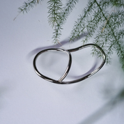 Minimalist silver ring 