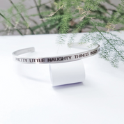 Personalised Silver Bangle