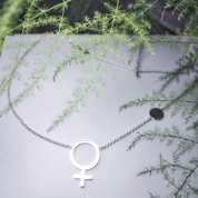 Silver necklace