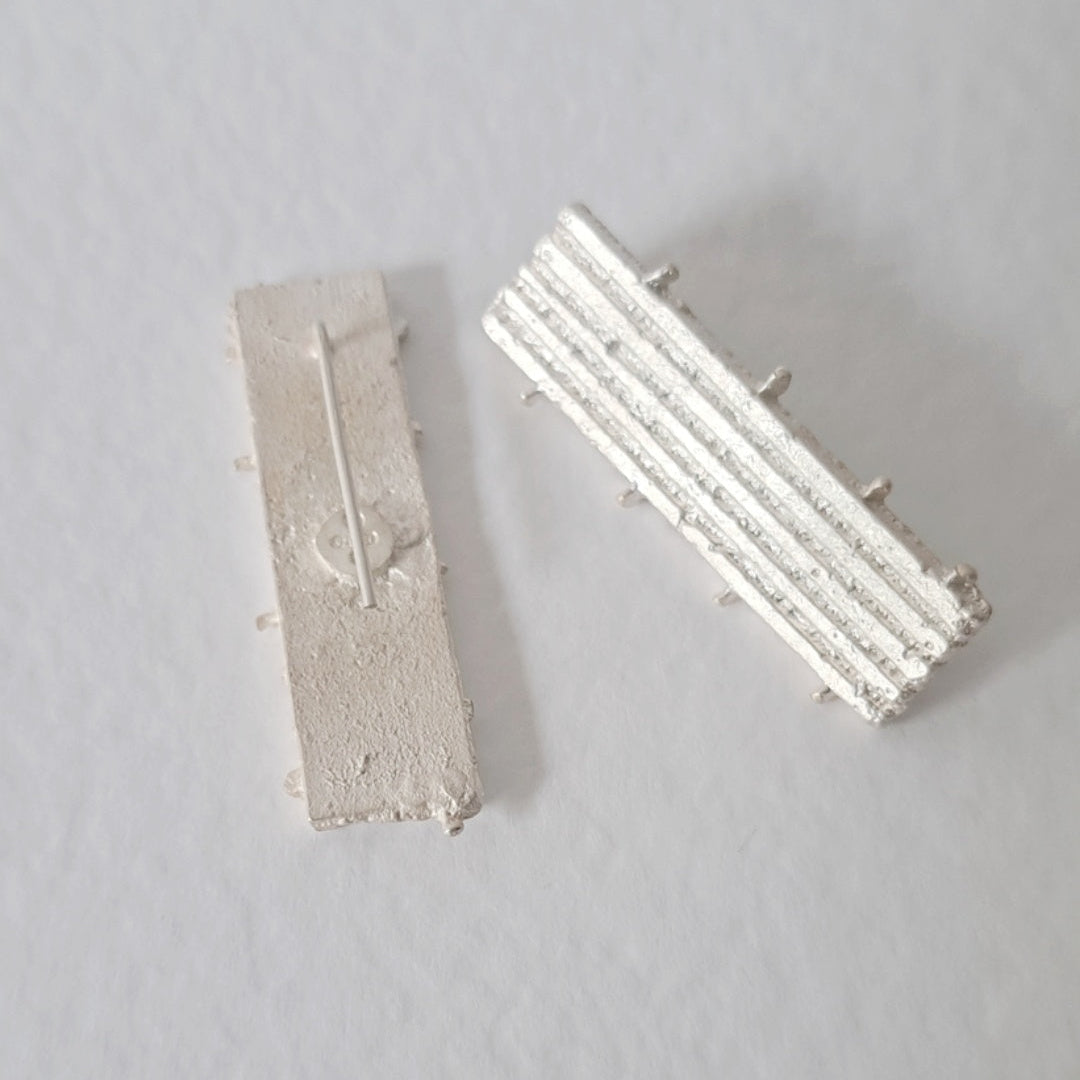 Handmade silver earrings 