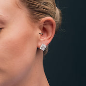 Handmade textured earrings 