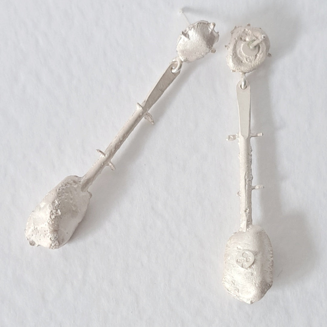 Handmade sterling silver earrings  