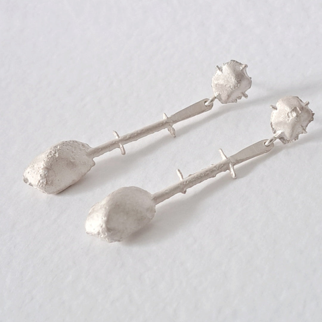 Handmade silver earrings 