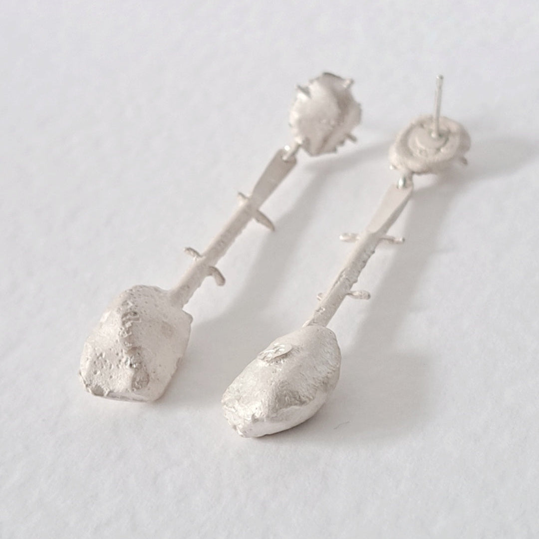 Handmade silver earrings 