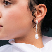 Handmade silver earrings 