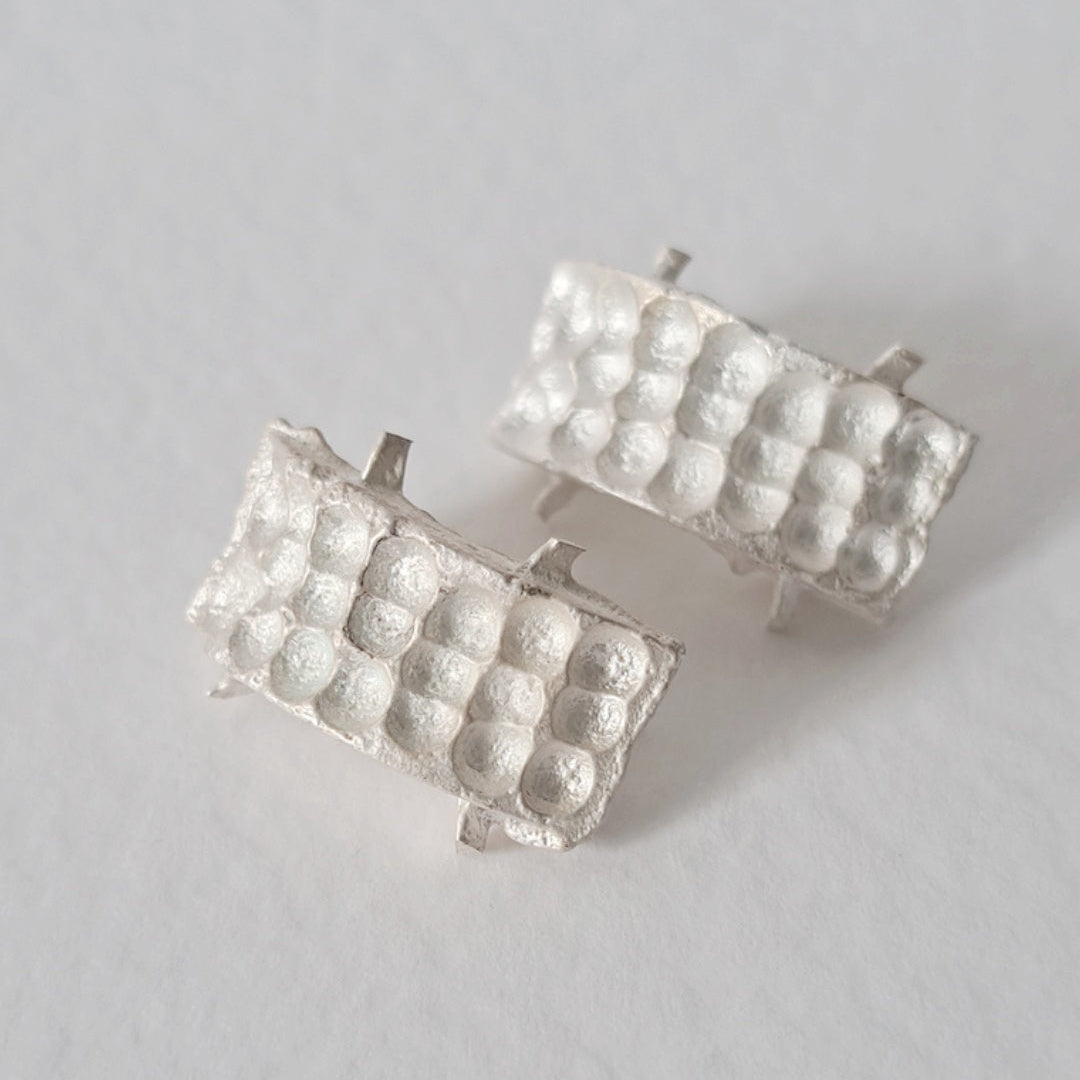 Handmade silver earrings 