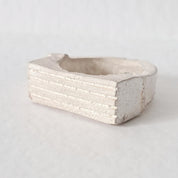 Textured silver ring UK 