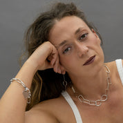 Chunky Silver Bracelet