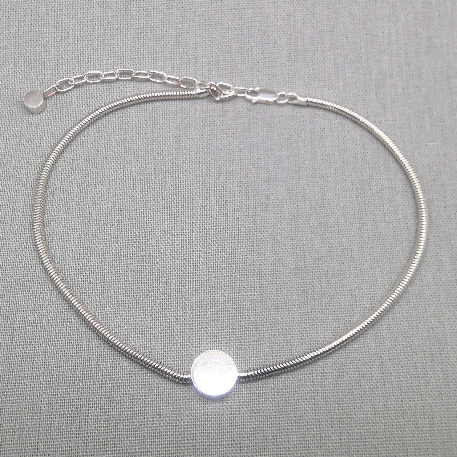 Silver Snake Choker